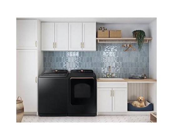 Laveuse à chargement vertical de 6.2 pi³. avec solution de soins pour animaux et distributeur automatique Samsung - WA54CG7550AVA4