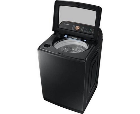 Laveuse à chargement vertical de 6.2 pi³. avec solution de soins pour animaux et distributeur automatique Samsung - WA54CG7550AVA4