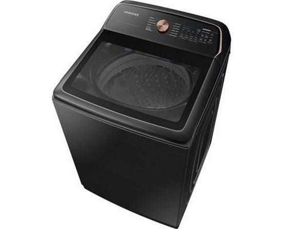 Laveuse à chargement vertical de 6.2 pi³. avec solution de soins pour animaux et distributeur automatique Samsung - WA54CG7550AVA4