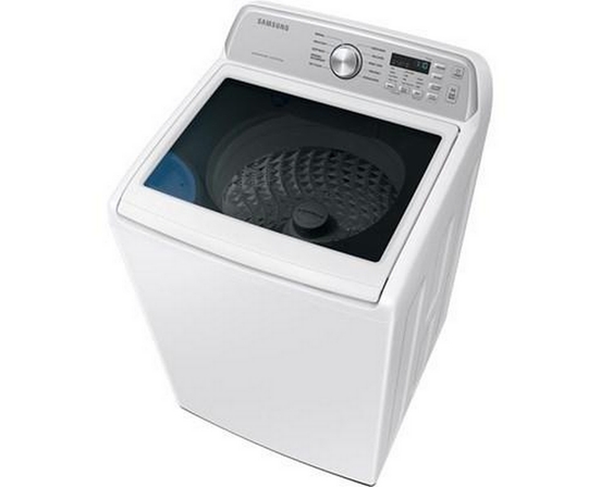 Laveuse à chargement vertical de 5,3 pi³. avec Smart Things Wi-Fi Samsung - WA46CG3505AWA4