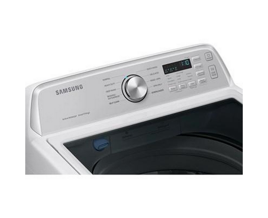 Laveuse à chargement vertical de 5,3 pi³. avec Smart Things Wi-Fi Samsung - WA46CG3505AWA4