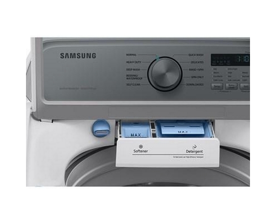 Laveuse à chargement vertical de 5,3 pi³. avec Smart Things Wi-Fi Samsung - WA46CG3505AWA4