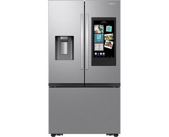 Réfrigérateur trois portes avec porte à deux battants à profondeur de comptoir de 36 po, 25 pi³. avec Family Hub™ Samsung - RF27CG5900SRAC