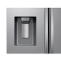 Réfrigérateur trois portes avec porte à deux battants à profondeur de comptoir de 36 po, 25 pi³. avec Family Hub™ Samsung - RF27CG5900SRAC