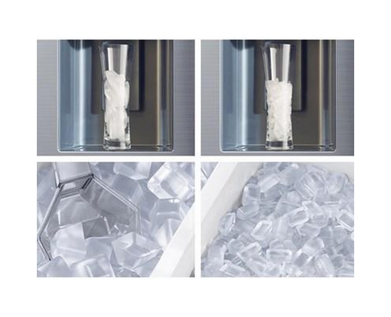 Réfrigérateur trois portes avec porte à deux battants à profondeur de comptoir de 36 po, 25 pi³. avec Family Hub™ Samsung - RF27CG5900SRAC