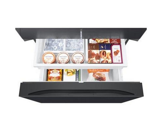 Réfrigérateur quatre portes avec porte à deux battants de 36 po, 31 pi³. avec SmartThings Energy Samsung - RF32CG5400MTAA