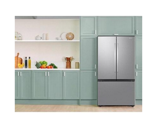Réfrigérateur trois portes avec porte à deux battants de 36 po, 32 pi³. avec machine à glaçons double Samsung - RF32CG5100SRAA