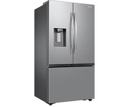 Réfrigérateur trois portes avec porte à deux battants à profondeur de comptoir de 36 po, 25,5 pi³. avec technologie SpaceMax™ Samsung - RF27CG5400SRAA