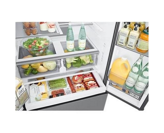 Réfrigérateur trois portes avec porte à deux battants à profondeur de comptoir de 36 po, 25,5 pi³. avec technologie SpaceMax™ Samsung - RF27CG5400SRAA