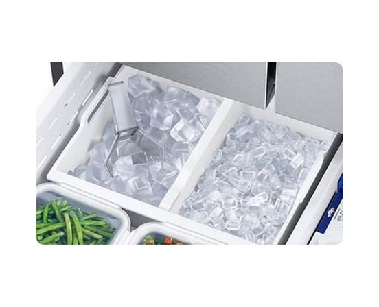 Réfrigérateur quatre portes avec porte à deux battants de 36 po, 31 pi³. avec SmartThings Energy Samsung - RF32CG5400SRAA