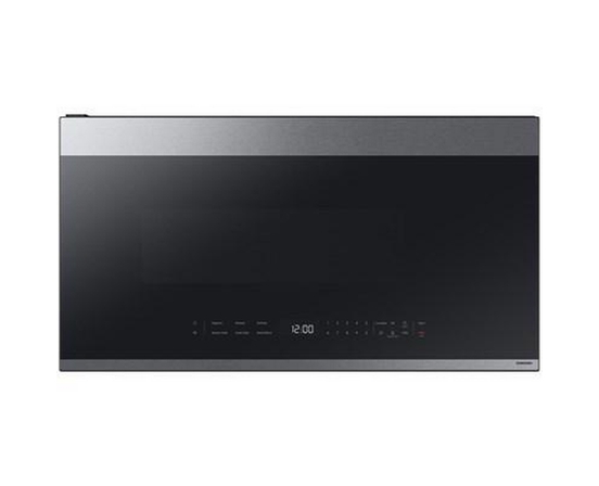 Four à micro-ondes à hotte intégrée Smart Bespoke de 30 po, 2,1 pi³ Samsung - ME21DG6500SR/AC