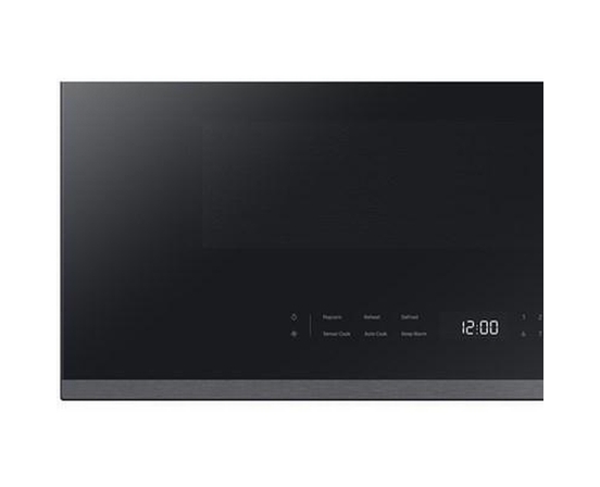 Four à micro-ondes à hotte intégrée Smart Bespoke de 30 po, 2,1 pi³ Samsung - ME21DG6500SR/AC