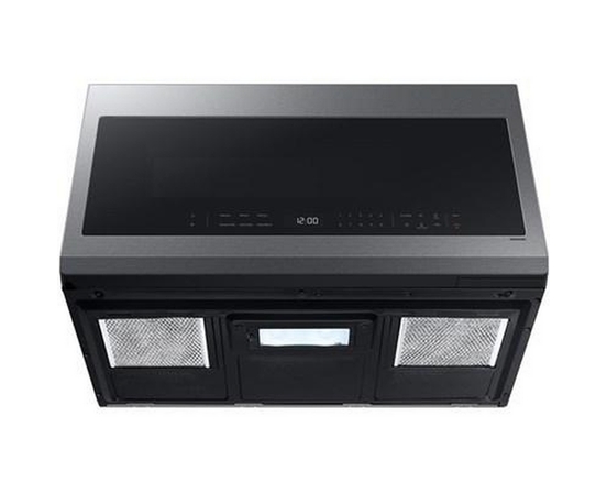 Four à micro-ondes à hotte intégrée Smart de 30 po, 2,1 pi³ Samsung - ME21DG6300SR/AC