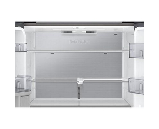 Réfrigérateur quatre portes avec porte à deux battants à profondeur de comptoir Bespoke de 36 po, 22,5 pi³. avec Beverage Center™ Samsung - RF23DB960012AA