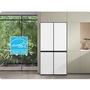 Réfrigérateur quatre portes avec porte à deux battants à profondeur de comptoir Bespoke de 36 po, 22,5 pi³. avec Beverage Center™ Samsung - RF23DB960012AA