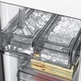 Réfrigérateur quatre portes avec porte à deux battants amovible Bespoke de 36 po, 28,6 pi³. avec Wi-Fi Samsung - RF29DB9600QLAA