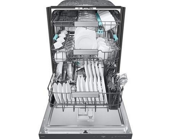 Lave-vaisselle encastré Bespoke avec troisième panier Samsung - DW90F89T0UMTAA