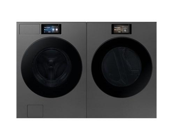 Laveuse frontale Bespoke AI série F90 de 6,1 pi³ avec détection intelligente des tissus Samsung - WF90F53ADSA5