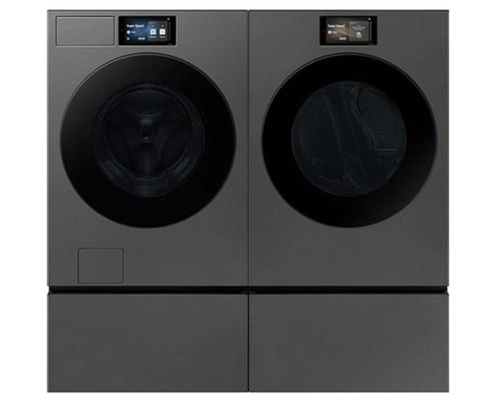 Laveuse frontale Bespoke AI série F90 de 6,1 pi³ avec détection intelligente des tissus Samsung - WF90F53ADSA5