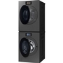 Laveuse frontale Bespoke AI série F90 de 6,1 pi³ avec détection intelligente des tissus Samsung - WF90F53ADSA5
