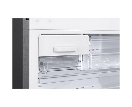 Réfrigérateur à congélateur inférieur à profondeur de comptoir de 28 po, 15 pi³. avec mode d’économie d’énergie intelligent SmartThings AI Samsung - RB15DG6000SRAA