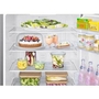Réfrigérateur à congélateur inférieur à profondeur de comptoir de 28 po, 15 pi³. avec mode d’économie d’énergie intelligent SmartThings AI Samsung - RB15DG6000SRAA