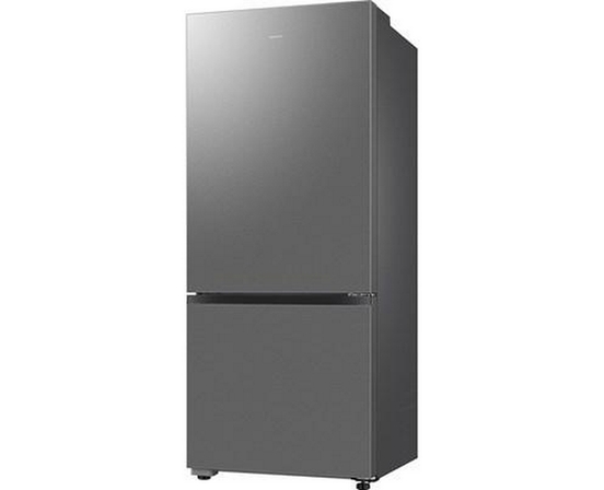 Réfrigérateur à congélateur inférieur à profondeur de comptoir de 28 po, 15 pi³. avec mode d’économie d’énergie intelligent SmartThings AI Samsung - RB15DG6000SRAA