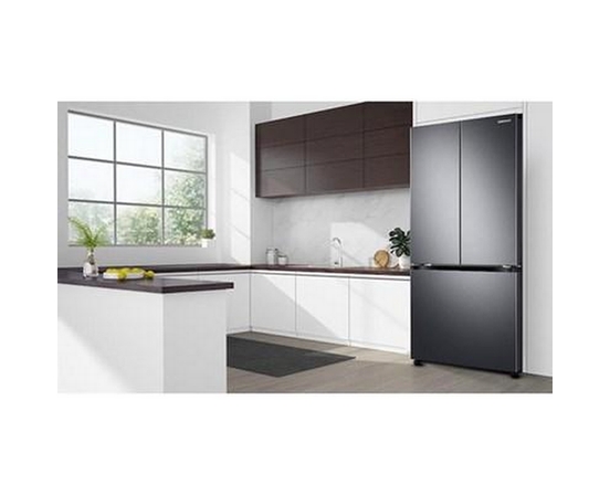 Réfrigérateur trois portes avec porte à deux battants à profondeur de comptoir de 18 pi³ Samsung - RF18A5101MT/AA