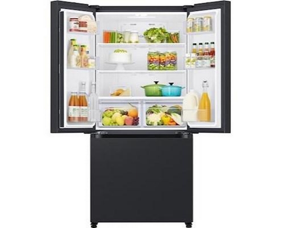 Réfrigérateur trois portes avec porte à deux battants à profondeur de comptoir de 18 pi³ Samsung - RF18A5101MT/AA