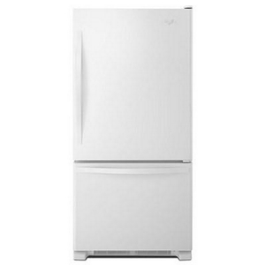 Réfrigérateur à congélateur inférieur de 33 po, 22 pi³ avec machine à glaçons Whirlpool - WRB322DMBW