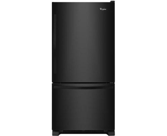 Réfrigérateur à congélateur inférieur de 33 po, 22 pi³ avec machine à glaçons Whirlpool - WRB322DMBB