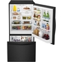 Réfrigérateur à congélateur inférieur de 33 po, 22 pi³ avec machine à glaçons Whirlpool - WRB322DMBB