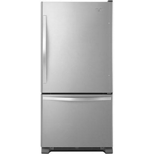Réfrigérateur à congélateur inférieur de 33 po, 22 pi³ avec machine à glaçons Whirlpool - WRB322DMBM