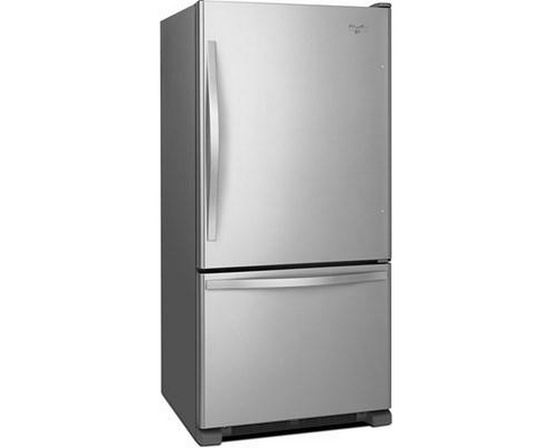 Réfrigérateur à congélateur inférieur de 33 po, 22 pi³ avec machine à glaçons Whirlpool - WRB322DMBM