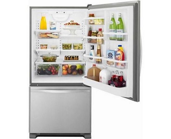 Réfrigérateur à congélateur inférieur de 30 po, 18,6 pi³ Whirlpool - WRB329RFBM