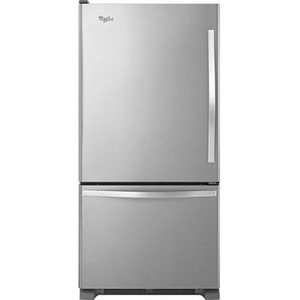 Réfrigérateur à congélateur inférieur de 30 po, 18,6 pi³ Whirlpool - WRB329LFBM