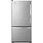 Réfrigérateur à congélateur inférieur de 30 po, 18,6 pi³ Whirlpool - WRB329LFBM