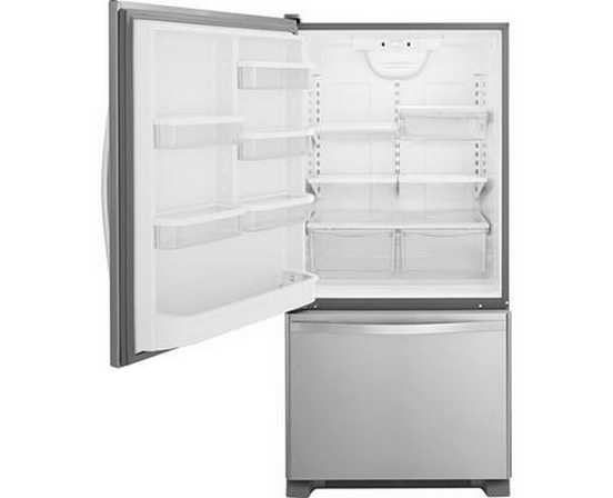 Réfrigérateur à congélateur inférieur de 30 po, 18,6 pi³ Whirlpool - WRB329LFBM