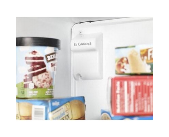 Réfrigérateur à congélateur supérieur amovible de 33 po, 21.3 pi³ avec bac  Flexi-Slide™ Whirlpool - WRT541SZDM