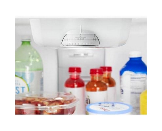 Réfrigérateur à congélateur supérieur amovible de 33 po, 21.3 pi³ avec bac  Flexi-Slide™ Whirlpool - WRT541SZDM
