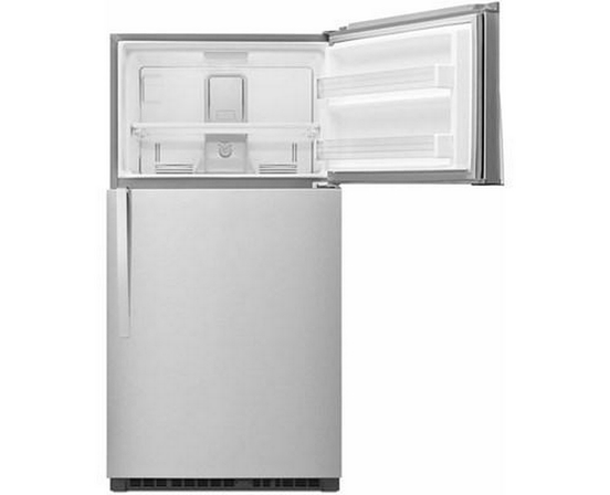 Réfrigérateur à congélateur supérieur amovible de 33 po, 21.3 pi³ avec bac  Flexi-Slide™ Whirlpool - WRT541SZDM