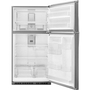 Réfrigérateur à congélateur supérieur amovible de 33 po, 21.3 pi³ avec bac  Flexi-Slide™ Whirlpool - WRT541SZDM