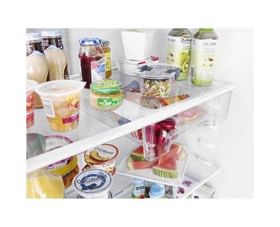 Réfrigérateur à congélateur supérieur amovible de 33 po, 21.3 pi³ avec bac  Flexi-Slide™ Whirlpool - WRT541SZDM