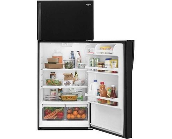 Réfrigérateur à congélateur supérieur de 28 po, 14.3 pi³ Whirlpool - WRT314TFDB
