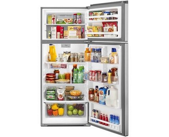 Réfrigérateur à congélateur supérieur de 28 po, 17.64 pi³ Whirlpool - WRT518SZFG