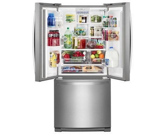 Réfrigérateur trois portes avec porte à deux battants de 30 po, 19,68 pi³ Whirlpool - WRF560SMHZ