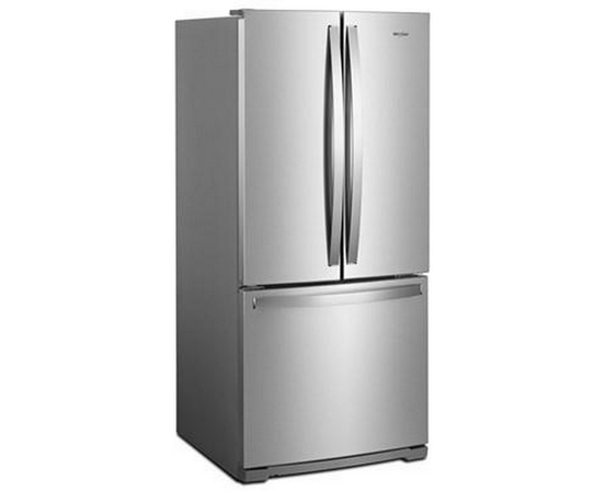 Réfrigérateur trois portes avec porte à deux battants de 30 po, 19,68 pi³ Whirlpool - WRF560SMHZ