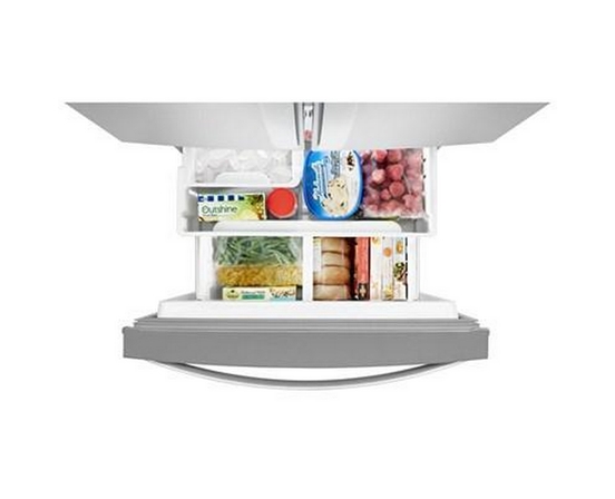 Réfrigérateur trois portes avec porte à deux battants de 30 po, 19,68 pi³ Whirlpool - WRF560SMHZ