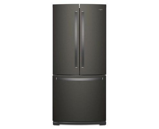 Réfrigérateur trois portes avec porte à deux battants amovible de 30 po 19,68 pi³ avec filtre à air FreshFlow™ Whirlpool - WRF560SFHV