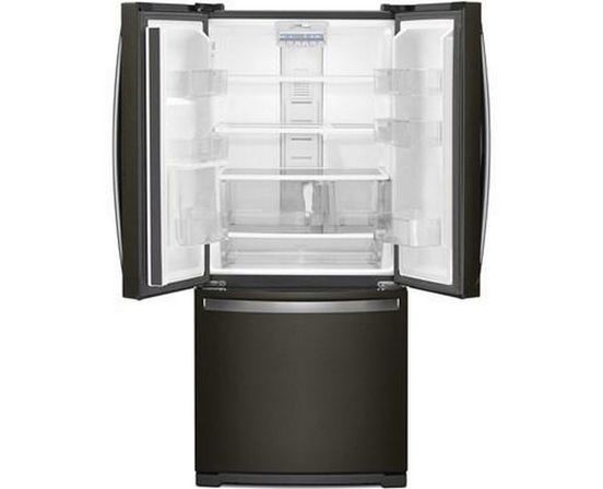 Réfrigérateur trois portes avec porte à deux battants amovible de 30 po 19,68 pi³ avec filtre à air FreshFlow™ Whirlpool - WRF560SFHV